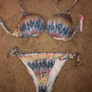 Victoria’s Secret colorful push-up bikini